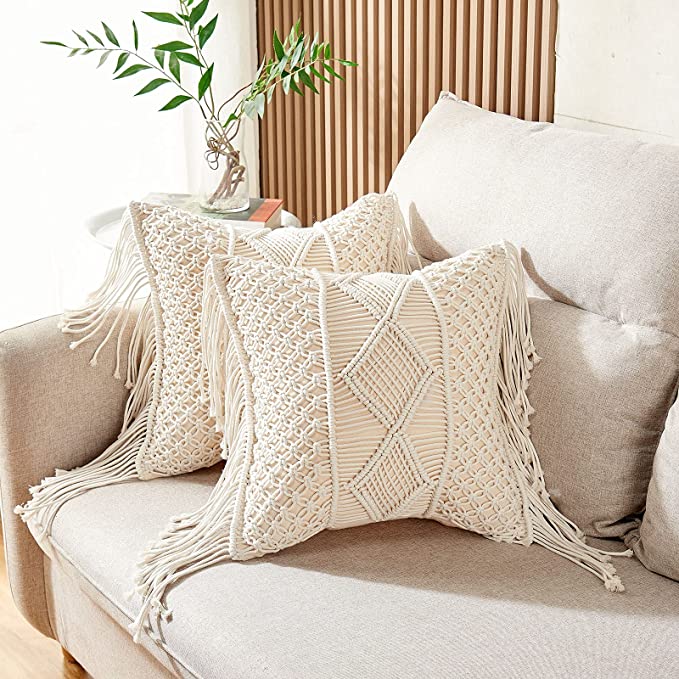 Kail Boho Woven Pillow Case
